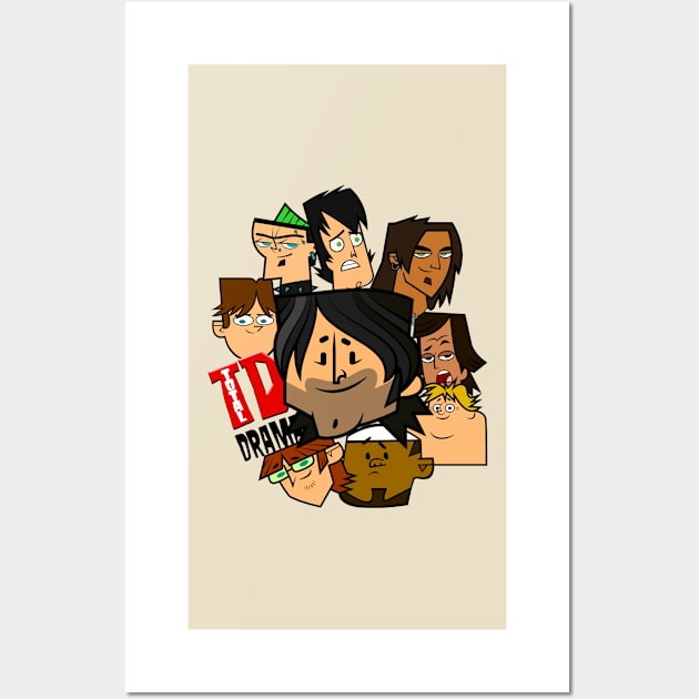 total drama Wall Art by thebeatgoStupid